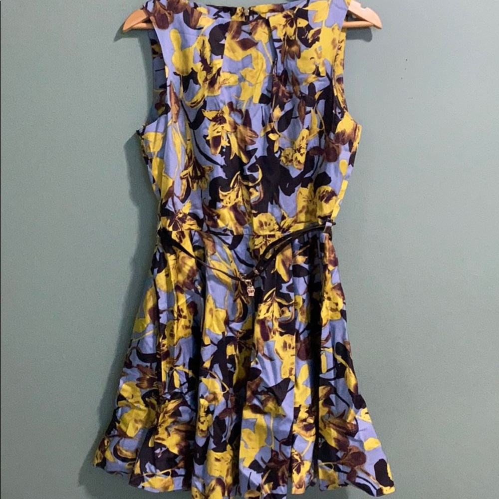 Luck Be A Lady Dress in Blue Daffodils
